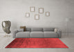 Industrial Red Washable Rugs