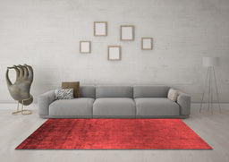 Industrial Red Washable Rugs