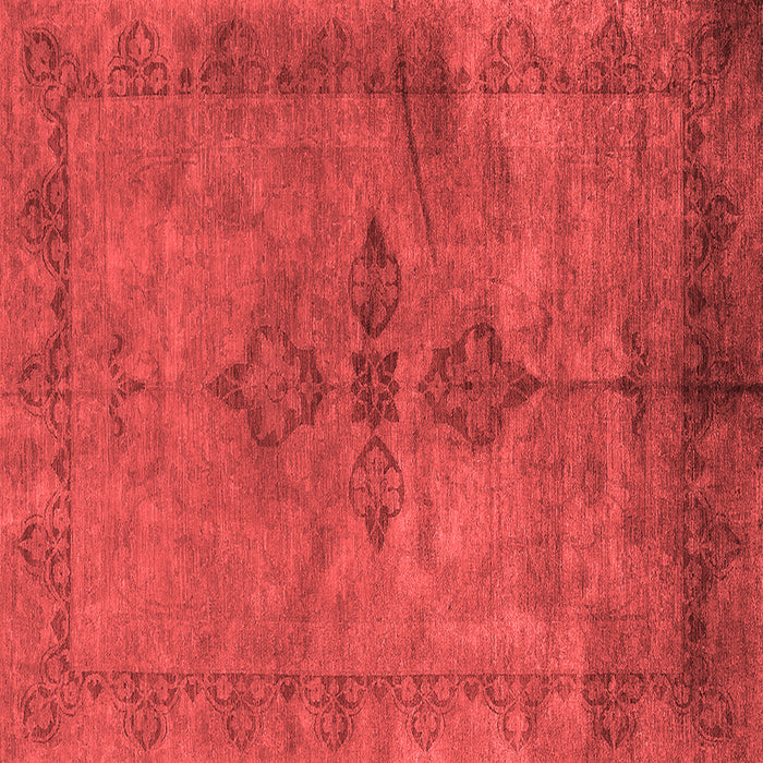 Machine Washable Oriental Red Industrial Rug, wshurb1691red