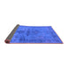 Sideview of Oriental Purple Industrial Rug, urb1691pur