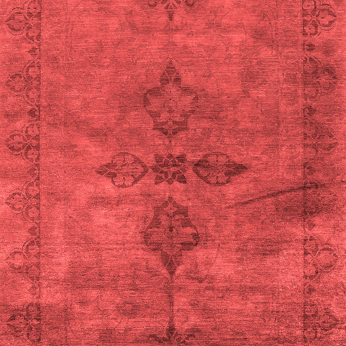 Machine Washable Oriental Red Industrial Rug, wshurb1691red