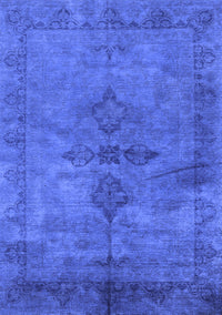 Oriental Blue Industrial Rug, urb1691blu