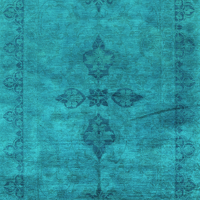 Oriental Turquoise Industrial Rug, urb1691turq