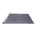 Sideview of Machine Washable Industrial Modern French Lilac Purple Rug, wshurb1692