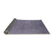 Sideview of Mid-Century Modern French Lilac Purple Oriental Rug, urb1692