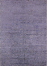 Machine Washable Industrial Modern French Lilac Purple Rug, wshurb1692
