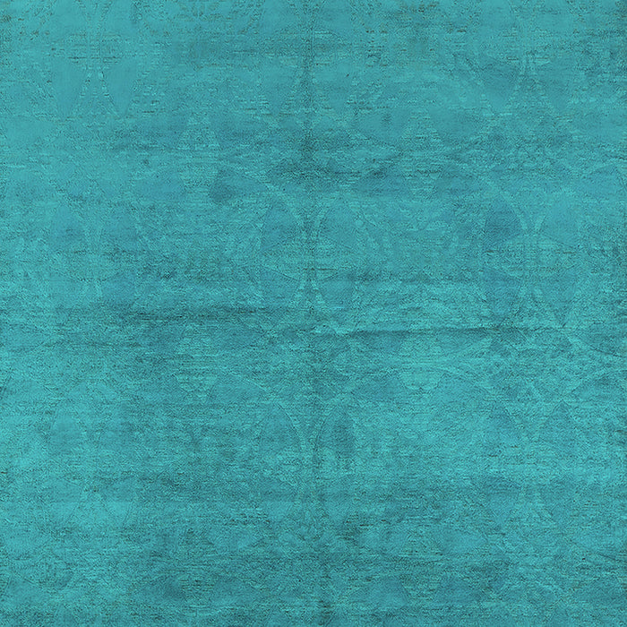 Machine Washable Oriental Turquoise Industrial Area Rugs, wshurb1692turq