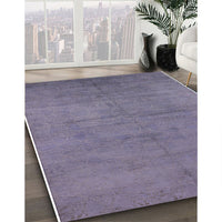 Mid-Century Modern French Lilac Purple Oriental Rug, urb1692