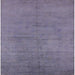 Square Machine Washable Industrial Modern French Lilac Purple Rug, wshurb1692