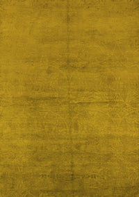 Oriental Yellow Industrial Rug, urb1692yw