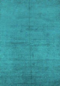 Oriental Turquoise Industrial Rug, urb1692turq