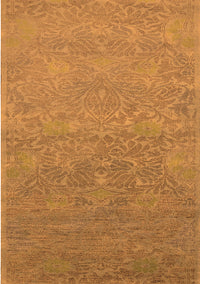 Oriental Orange Industrial Rug, urb1693org