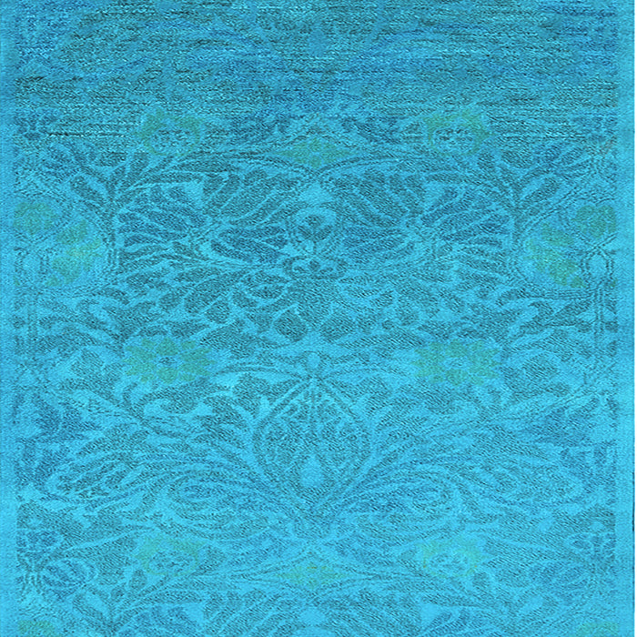 Oriental Light Blue Industrial Rug, urb1693lblu