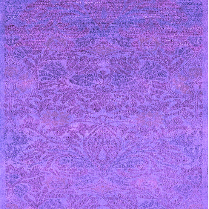 Machine Washable Oriental Purple Industrial Area Rugs, wshurb1693pur