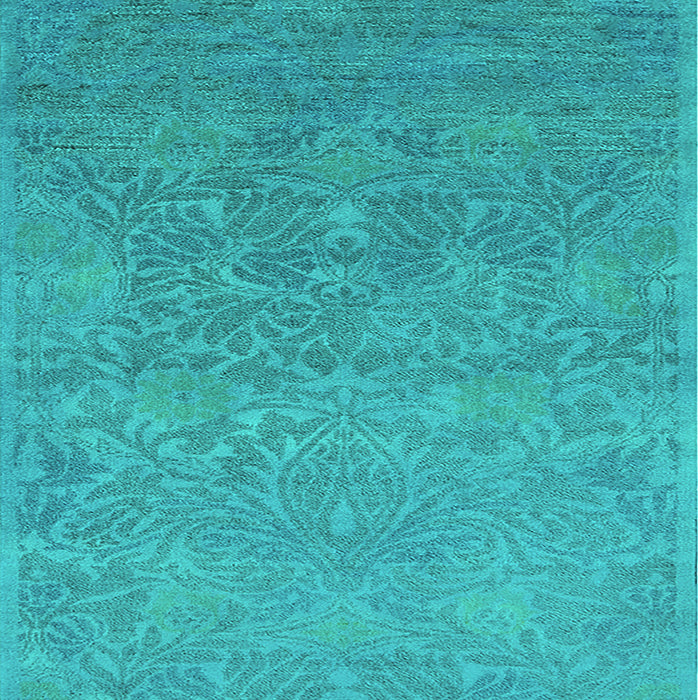 Oriental Turquoise Industrial Rug, urb1693turq