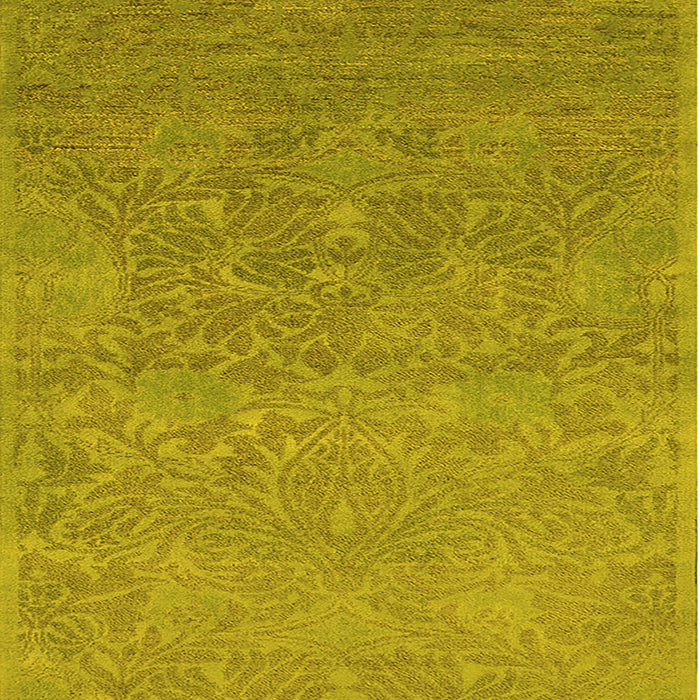 Oriental Yellow Industrial Rug, urb1693yw