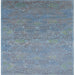 Square Mid-Century Modern Columbia Blue Oriental Rug, urb1693