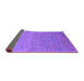 Sideview of Oriental Purple Industrial Rug, urb1693pur