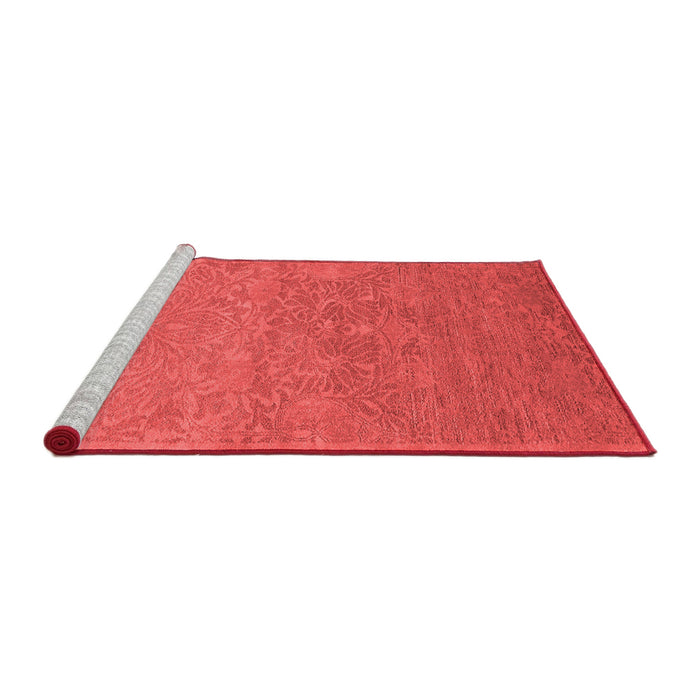 Industrial Red Washable Rugs