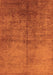 Oriental Orange Industrial Rug, urb1694org