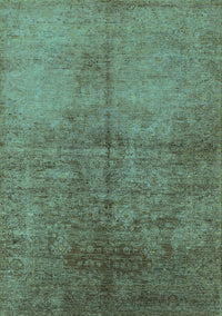 Oriental Turquoise Industrial Rug, urb1694turq