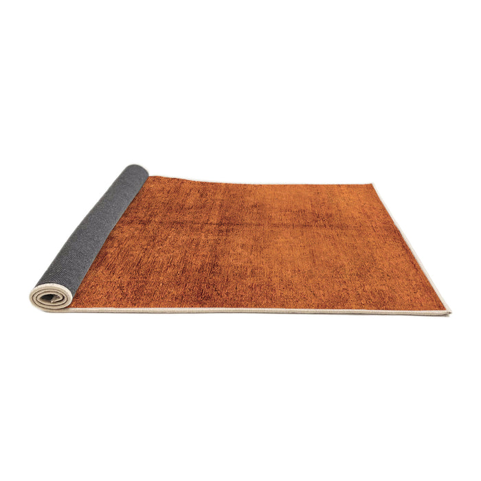Sideview of Oriental Orange Industrial Rug, urb1694org