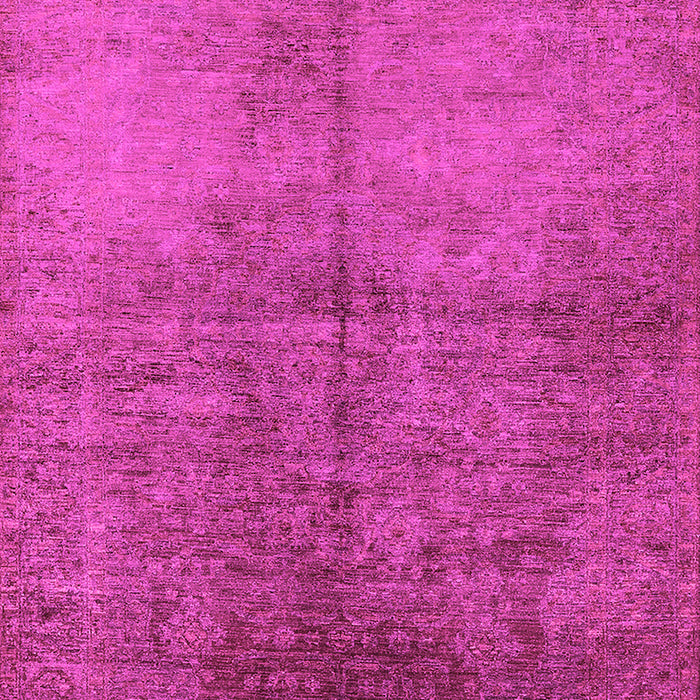 Machine Washable Oriental Pink Industrial Rug, wshurb1694pnk