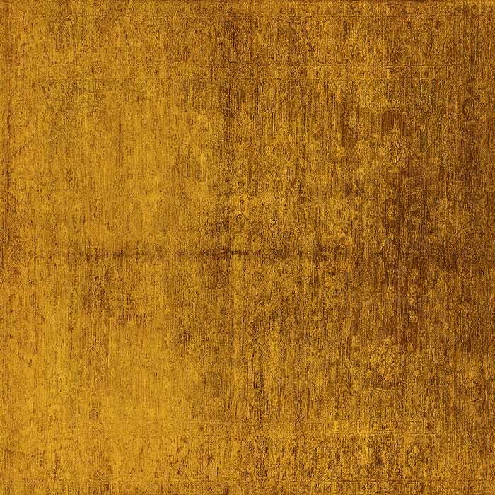 Square Oriental Yellow Industrial Rug, urb1694yw