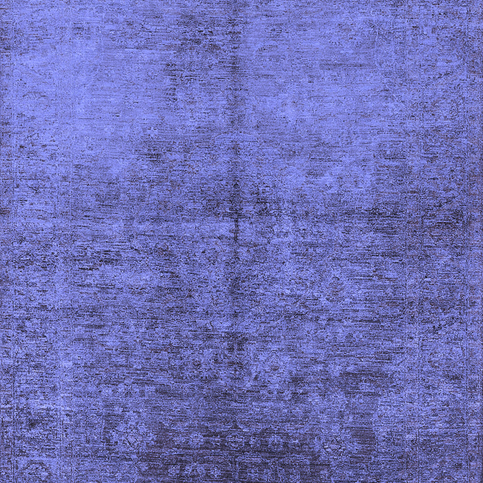 Machine Washable Oriental Blue Industrial Rug, wshurb1694blu
