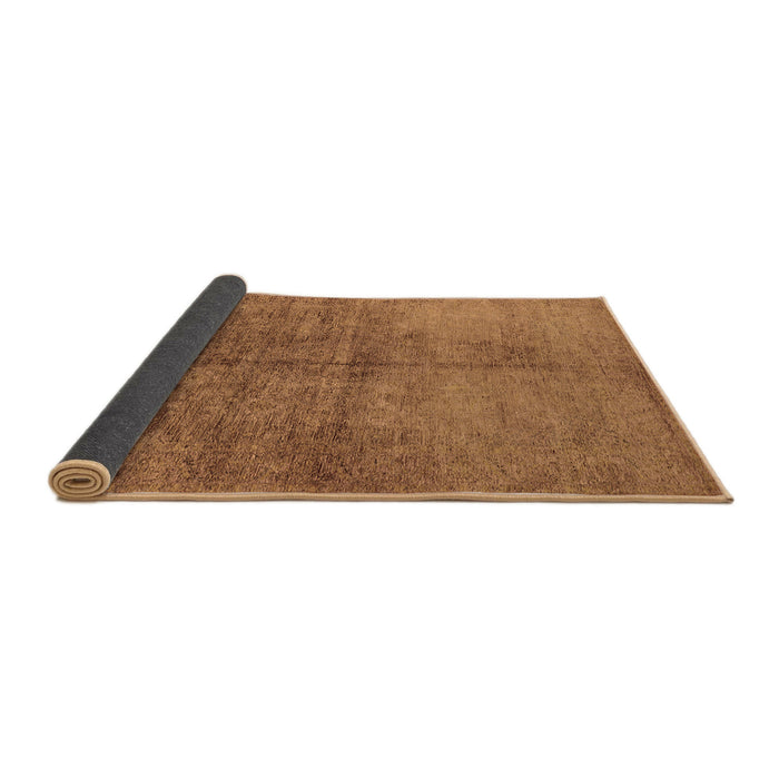 Sideview of Oriental Brown Industrial Rug, urb1694brn