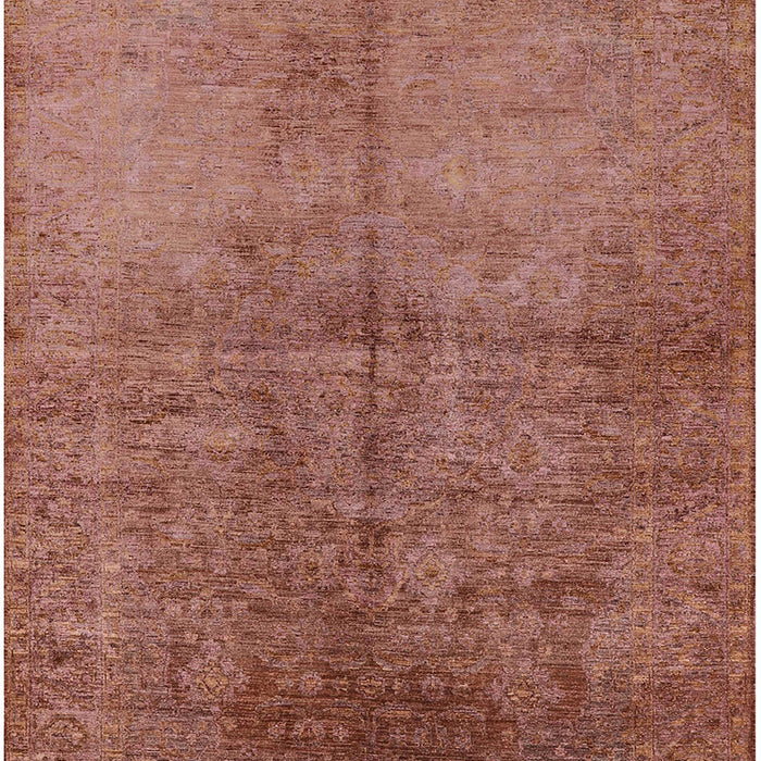 Mid-Century Modern Chestnut Red Oriental Rug, urb1694