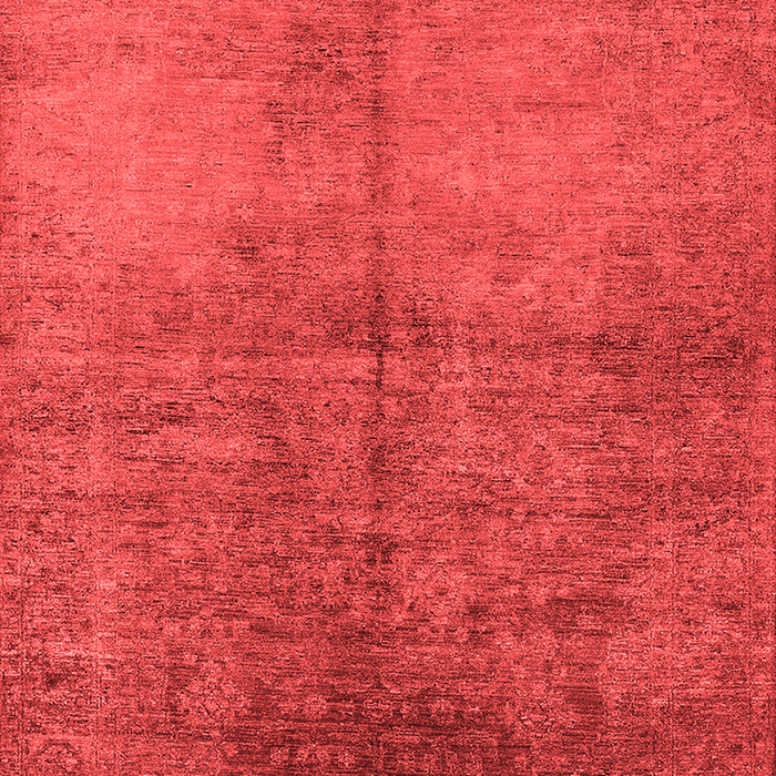 Machine Washable Oriental Red Industrial Rug, wshurb1694red