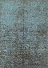 Oriental Light Blue Industrial Rug, urb1694lblu