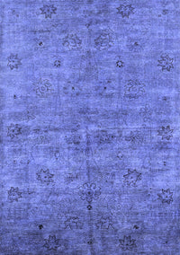 Oriental Blue Industrial Rug, urb1695blu