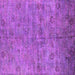 Square Oriental Purple Industrial Rug, urb1695pur