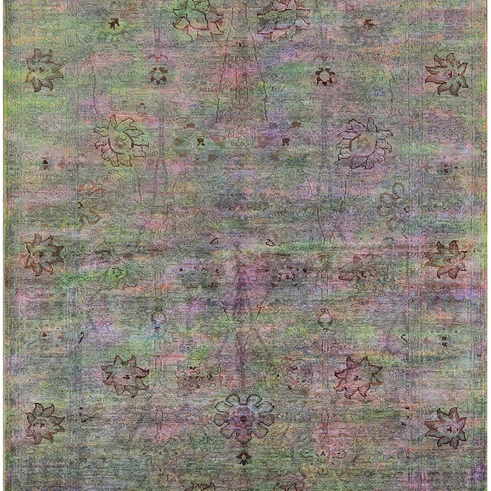 Mid-Century Modern Puce Purple Oriental Rug, urb1695