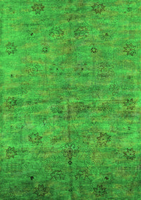 Oriental Green Industrial Rug, urb1695grn