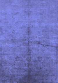 Oriental Blue Industrial Rug, urb1696blu