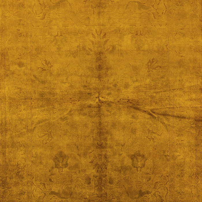 Oriental Yellow Industrial Rug, urb1696yw