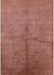 Mid-Century Modern Chestnut Red Oriental Rug, urb1696