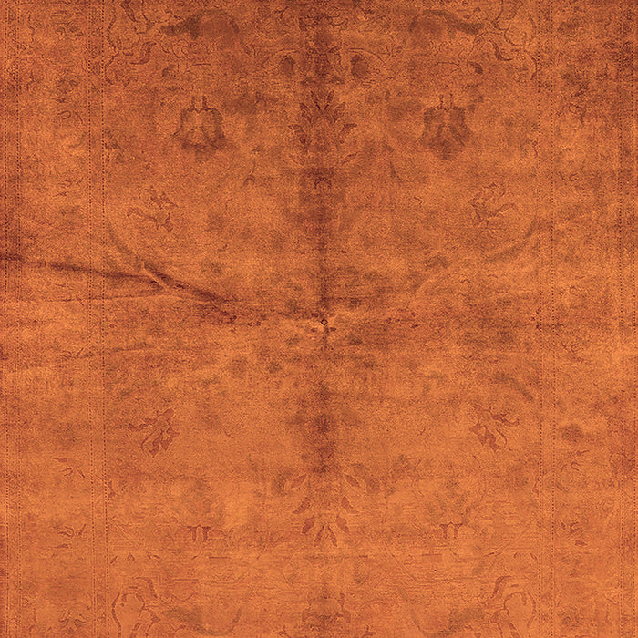 Machine Washable Oriental Orange Industrial Area Rugs, wshurb1696org