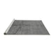 Sideview of Machine Washable Oriental Gray Industrial Rug, wshurb1696gry