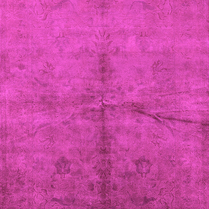Machine Washable Oriental Pink Industrial Rug, wshurb1696pnk