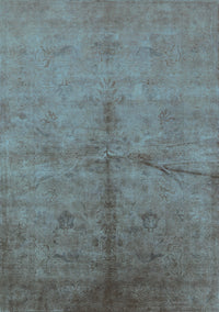 Oriental Light Blue Industrial Rug, urb1696lblu