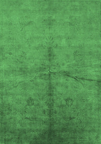 Oriental Emerald Green Industrial Rug, urb1696emgrn