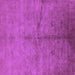 Square Oriental Purple Industrial Rug, urb1696pur