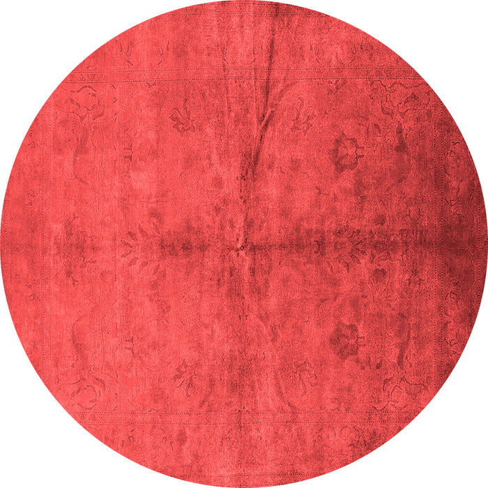 Machine Washable Oriental Red Industrial Rug, wshurb1696red