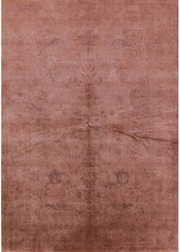 Machine Washable Industrial Modern Chestnut Red Rug, wshurb1696