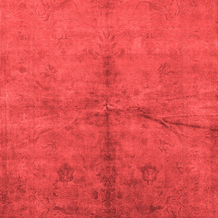 Machine Washable Oriental Red Industrial Rug, wshurb1696red