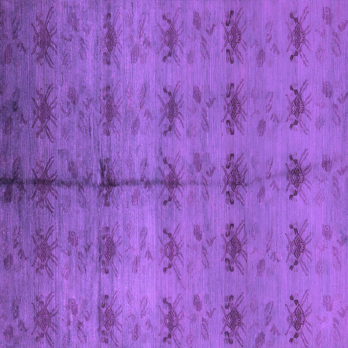 Square Oriental Purple Industrial Rug, urb1697pur